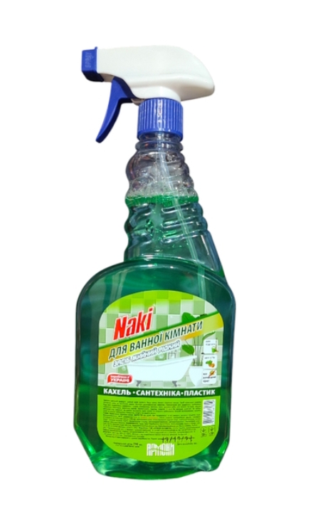 NAKI Засіб мийний Для ванної кімнати 750мл розпилювач